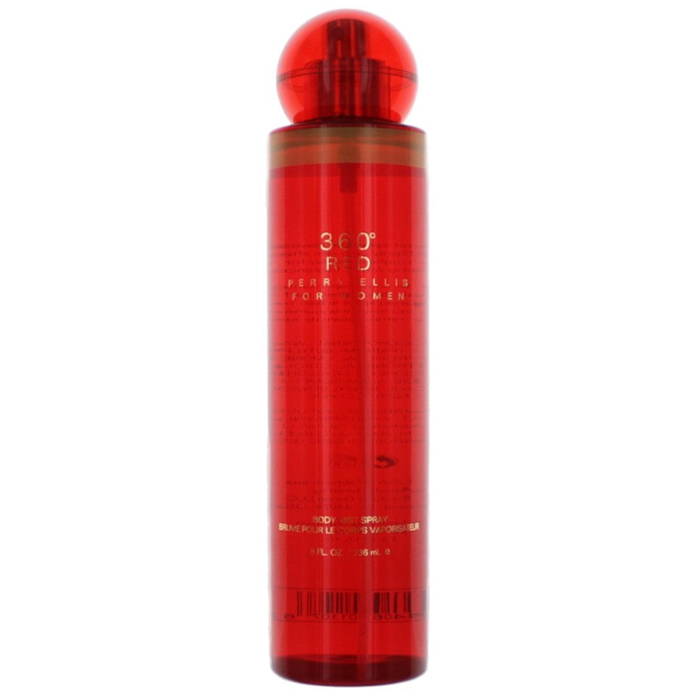 Bottle of Perry Ellis 360 Red by Perry Ellis, 8 oz Body Mist for Women